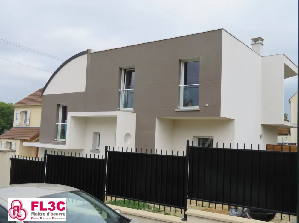 maison toit plat et cintré