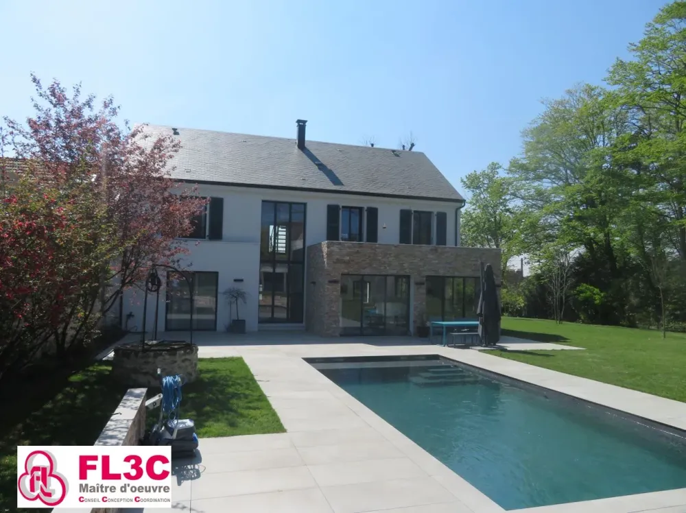 maison individuelle avec piscine